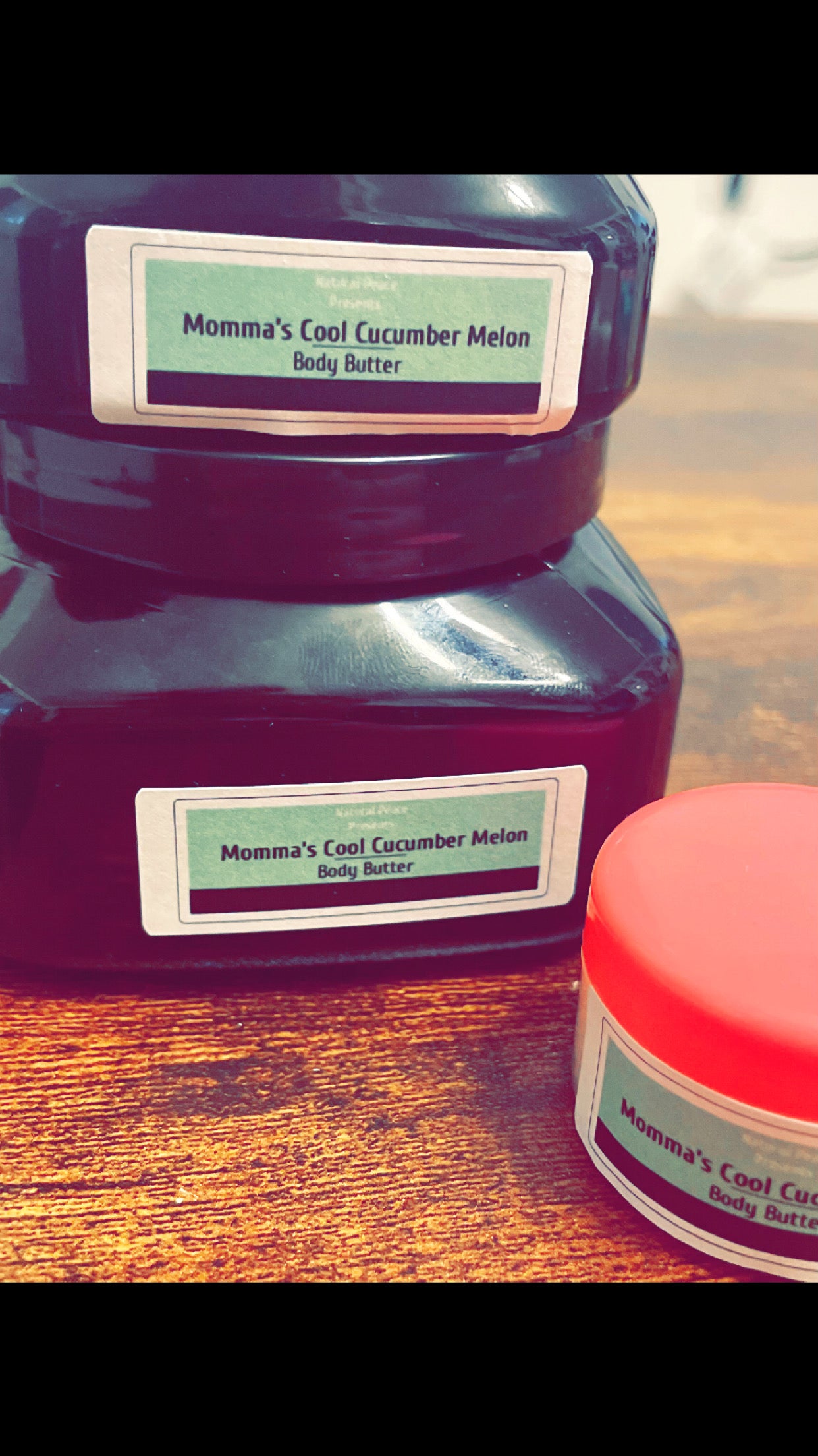 Mommas cool Cucumber melon sample body butter