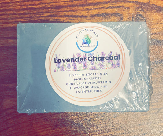 Lavender charcoal soap bar (1)