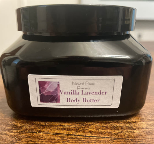 Lavender vanilla body butter 6 oz.
