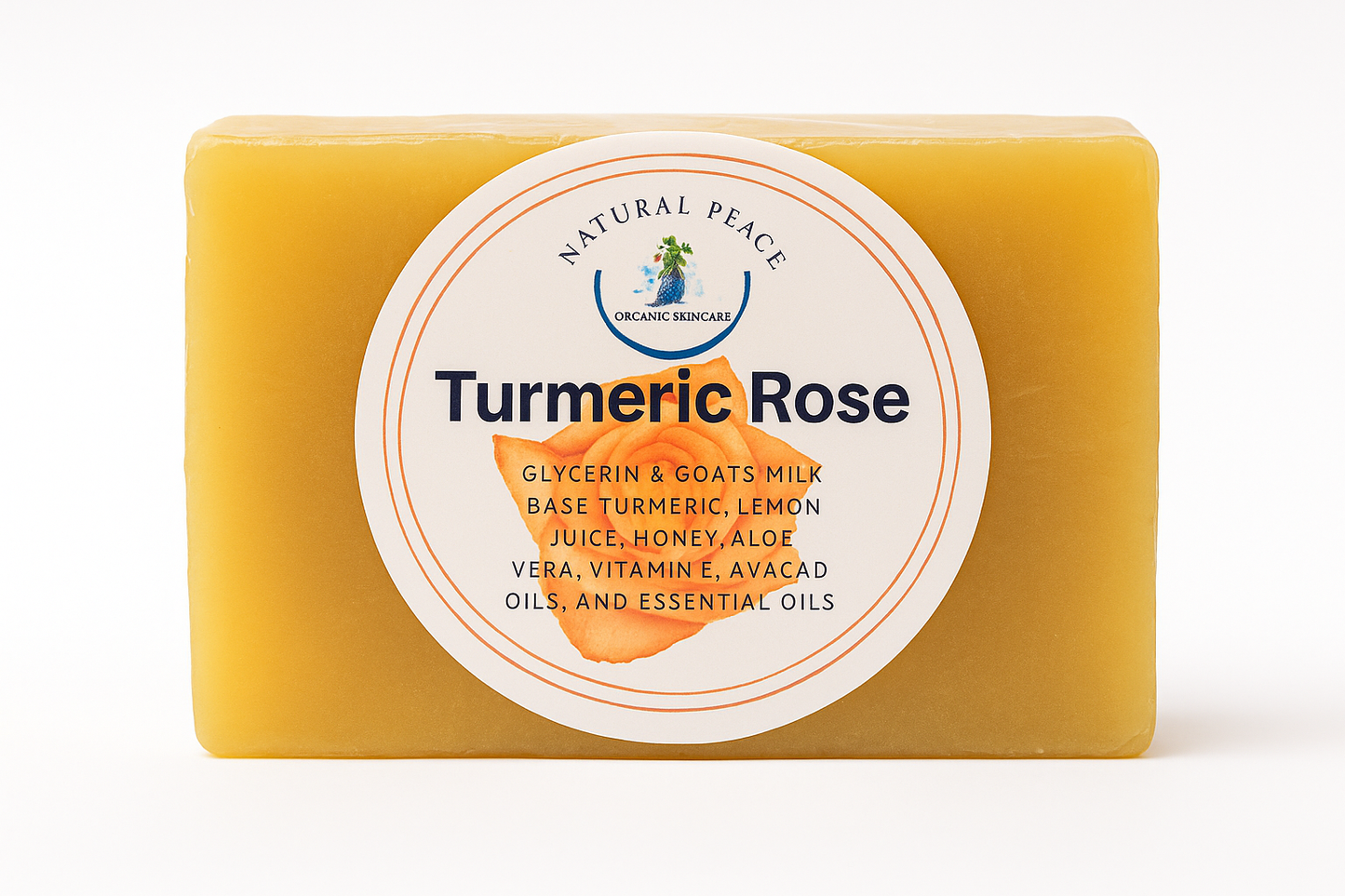 Turmeric Rose Body Bar -3oz