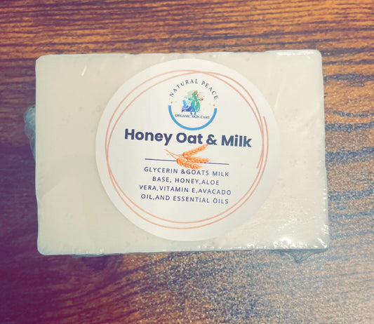 Honey oat & milk soap bar(1)