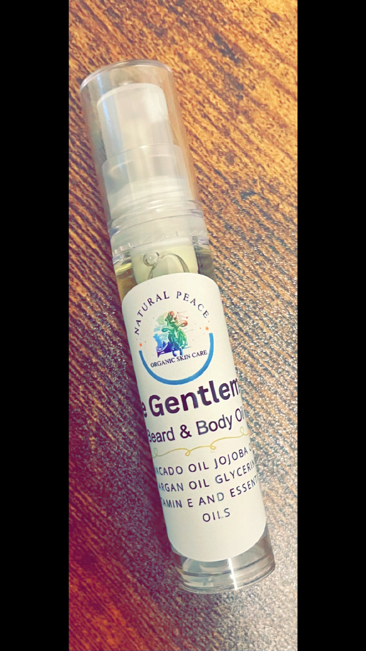 True Gentleman beard oil sample